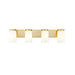 Z-Lite Burk Vanity Luxe Gold 4 Light 746-4V-LG | theLightShop