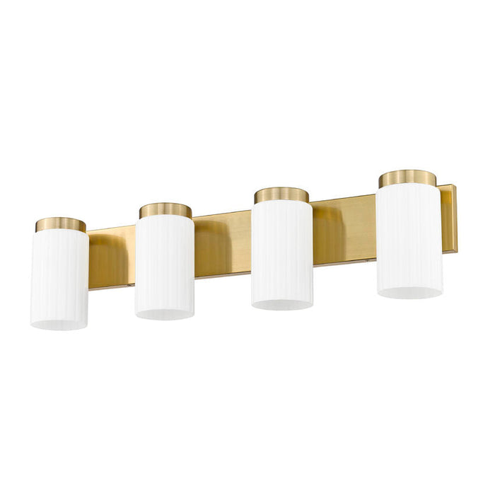 Z-Lite Burk Vanity Luxe Gold 4 Light 746-4V-LG | theLightShop