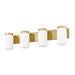 Z-Lite Burk Vanity Luxe Gold 4 Light 746-4V-LG | theLightShop