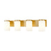 Z-Lite Burk Vanity Luxe Gold 4 Light 746-4V-LG | theLightShop