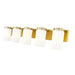 Z-Lite Burk Vanity Luxe Gold 5 Light 746-5V-LG | theLightShop