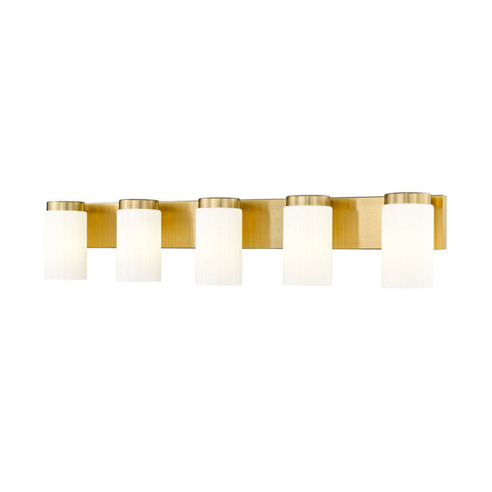 Z-Lite Burk Vanity Luxe Gold 5 Light 746-5V-LG | theLightShop