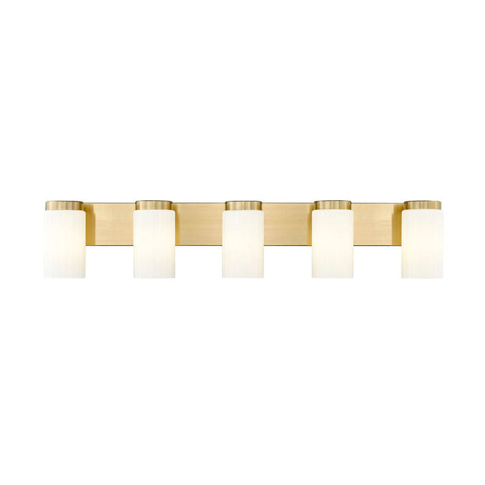 Z-Lite Burk Vanity Luxe Gold 5 Light 746-5V-LG | theLightShop