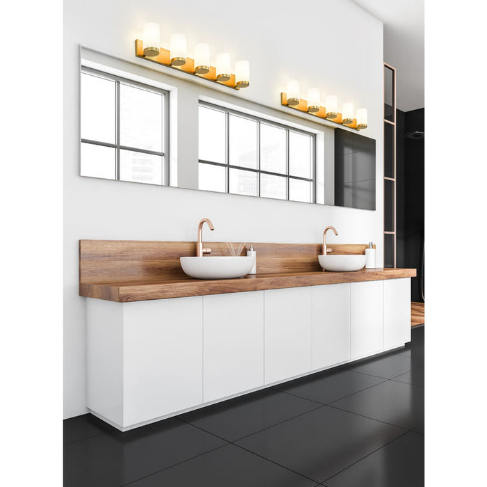 Z-Lite Burk Vanity Luxe Gold 5 Light 746-5V-LG | theLightShop
