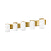 Z-Lite Burk Vanity Luxe Gold 5 Light 746-5V-LG | theLightShop
