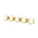 Z-Lite Burk Vanity Luxe Gold 5 Light 746-5V-LG | theLightShop