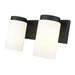Z-Lite Burk Vanity Matte Black 2 Light 746-2V-MB | theLightShop