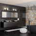 Z-Lite Burk Vanity Matte Black 2 Light 746-2V-MB | theLightShop
