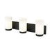 Z-Lite Burk Vanity Matte Black 3 Light 746-3V-MB | theLightShop