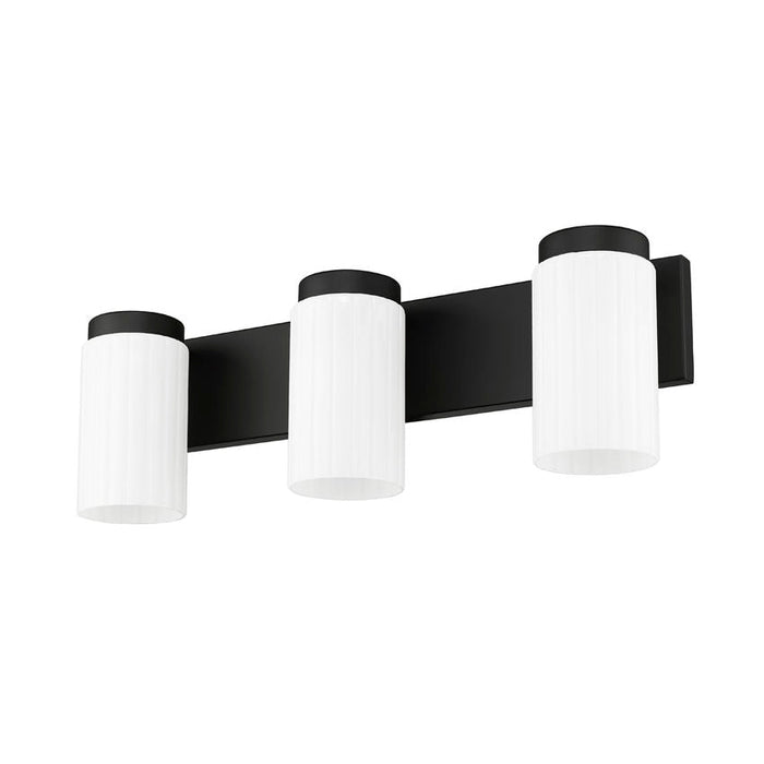 Z-Lite Burk Vanity Matte Black 3 Light 746-3V-MB | theLightShop