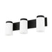 Z-Lite Burk Vanity Matte Black 3 Light 746-3V-MB | theLightShop