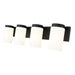 Z-Lite Burk Vanity Matte Black 4 Light 746-4V-MB | theLightShop