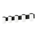 Z-Lite Burk Vanity Matte Black 5 Light 746-5V-MB | theLightShop