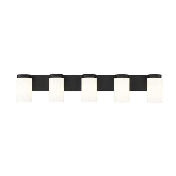 Z-Lite Burk Vanity Matte Black 5 Light 746-5V-MB | theLightShop