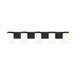 Z-Lite Burk Vanity Matte Black 5 Light 746-5V-MB | theLightShop