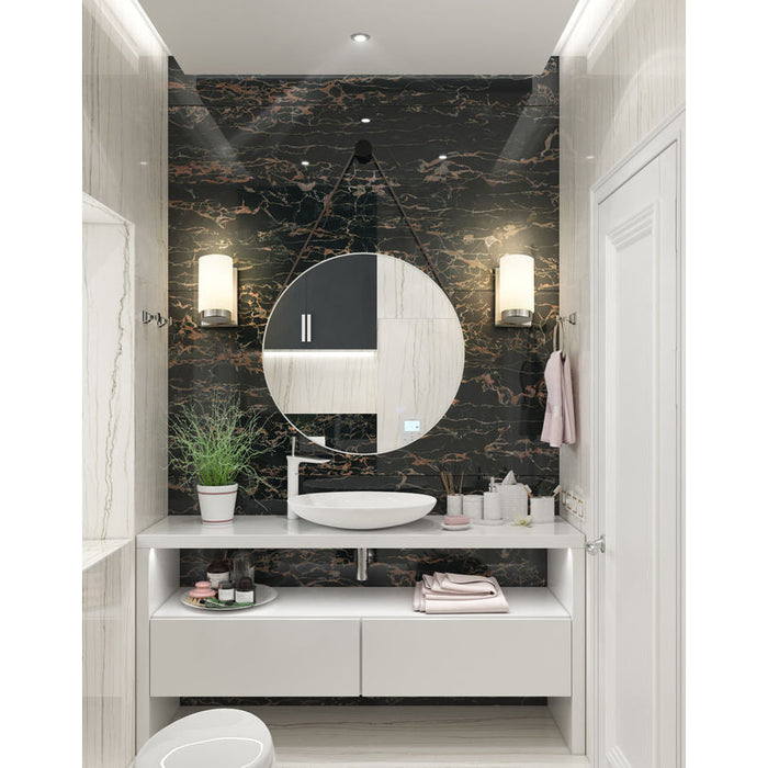 Z-Lite Burk Wall Sconce Brushed Nickel 1 Light 746-1S-BN | theLightShop