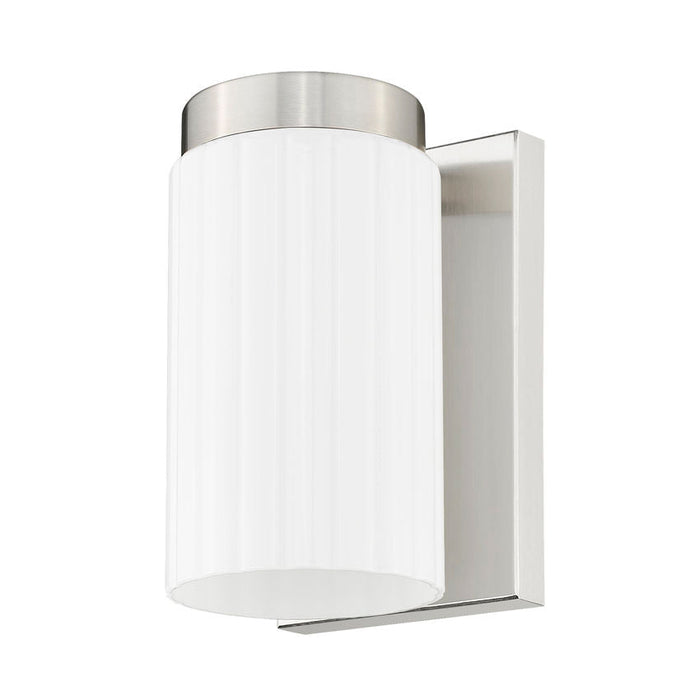 Z-Lite Burk Wall Sconce Brushed Nickel 1 Light 746-1S-BN | theLightShop