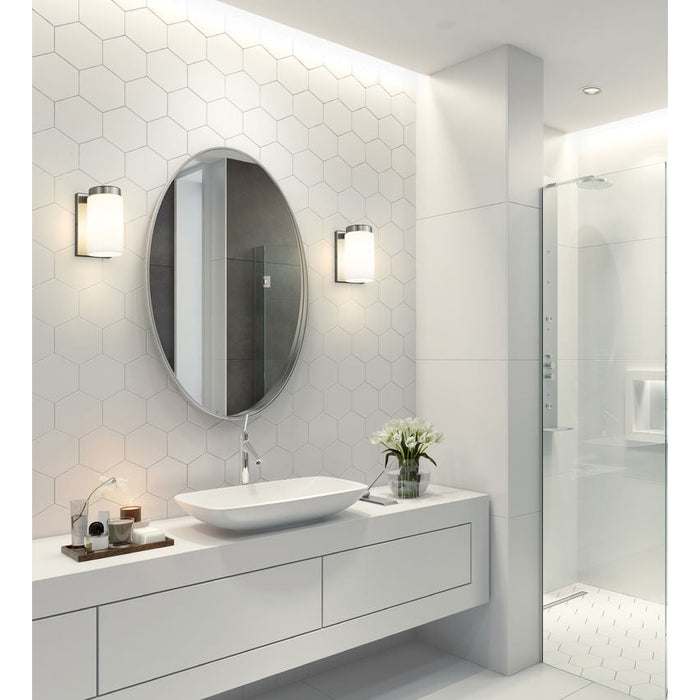 Z-Lite Burk Wall Sconce Brushed Nickel 1 Light 746-1S-BN | theLightShop