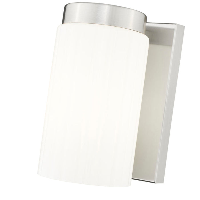 Z-Lite Burk Wall Sconce Brushed Nickel 1 Light 746-1S-BN | theLightShop