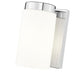 Z-Lite Burk Wall Sconce Chrome 1 Light 746-1S-CH | theLightShop