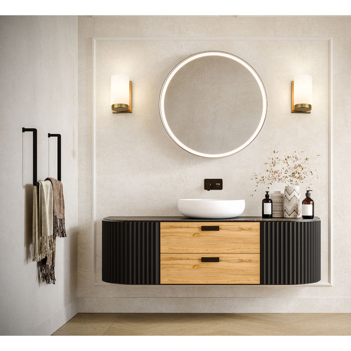 Z-Lite Burk Wall Sconce Luxe Gold 1 Light 746-1S-LG | theLightShop