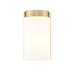 Z-Lite Burk Wall Sconce Luxe Gold 1 Light 746-1S-LG | theLightShop