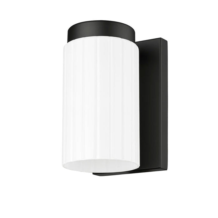 Z-Lite Burk Wall Sconce Matte Black 1 Light 746-1S-MB | theLightShop
