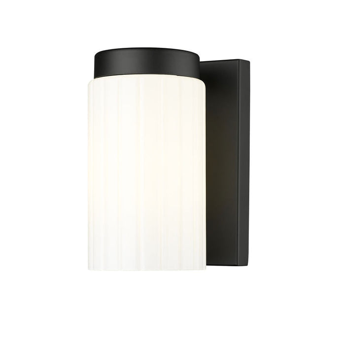 Z-Lite Burk Wall Sconce Matte Black 1 Light 746-1S-MB | theLightShop
