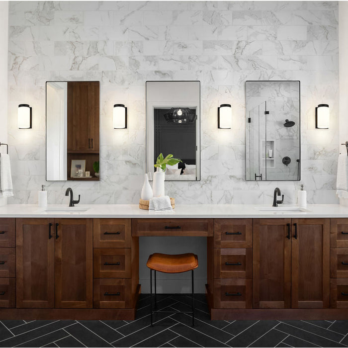 Z-Lite Burk Wall Sconce Matte Black 1 Light 746-1S-MB | theLightShop