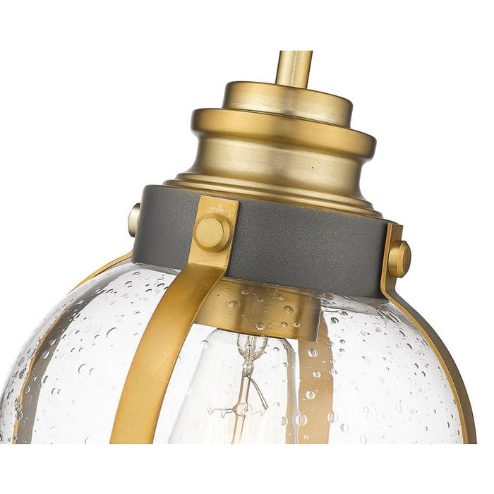 Z-Lite Burren Bronze Brass Mini-Pendant 337MP-BRZ-HB | theLightShop