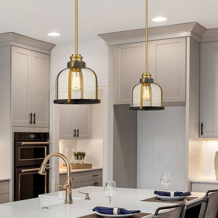 Z-Lite Burren Bronze Brass Pendant 337P12BRZ-HB | theLightShop