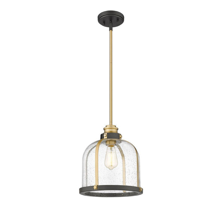 Z-Lite Burren Bronze Brass Pendant 337P12BRZ-HB | theLightShop