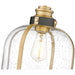 Z-Lite Burren Bronze Brass Pendant 337P12BRZ-HB | theLightShop