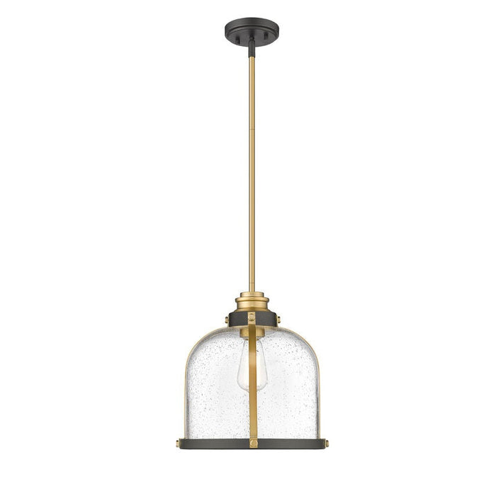 Z-Lite Burren Bronze Brass Pendant 337P12BRZ-HB | theLightShop