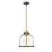 Z-Lite Burren Bronze Brass Pendant 337P12BRZ-HB | theLightShop