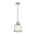 Z-Lite Burren Brushed Nickel Mini-Pendant 337MP-BN | theLightShop