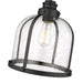 Z-Lite Burren Matte Black Pendant 337P12MB | theLightShop