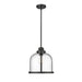 Z-Lite Burren Matte Black Pendant 337P12MB | theLightShop