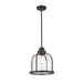 Z-Lite Burren Matte Black Pendant 337P12MB | theLightShop