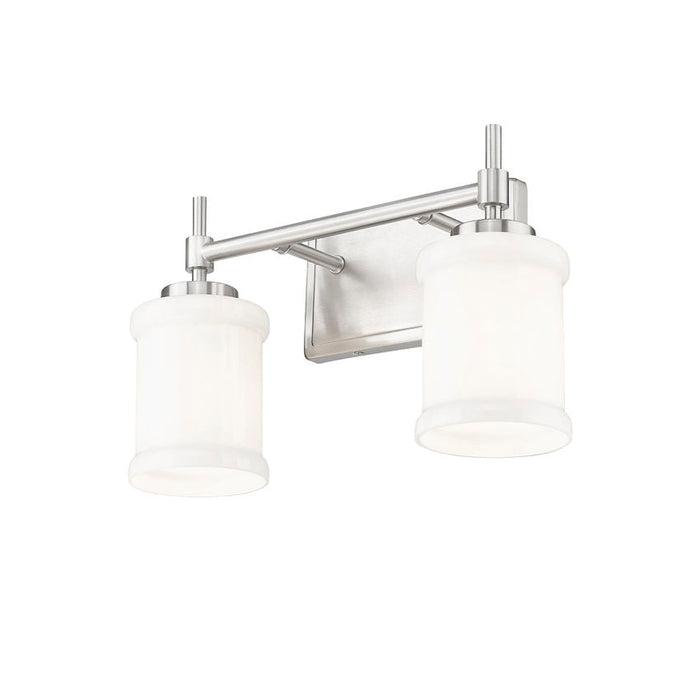 Z-Lite Cadoc Vanity Brushed Nickel 2 Light 622-2V-BN | theLightShop