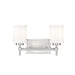 Z-Lite Cadoc Vanity Brushed Nickel 2 Light 622-2V-BN | theLightShop