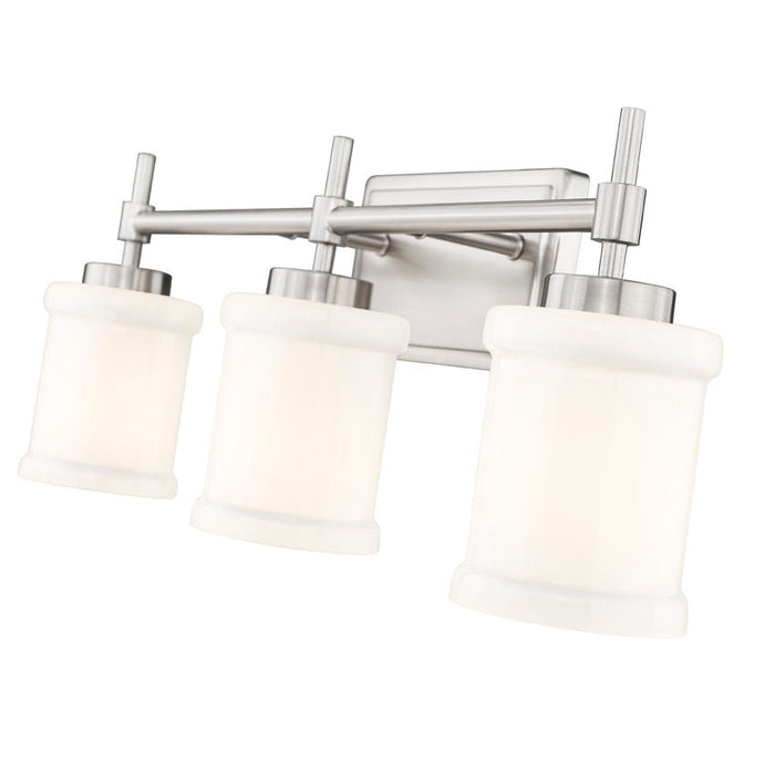 Z-Lite Cadoc Vanity Brushed Nickel 3 Light 622-3V-BN | theLightShop