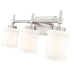 Z-Lite Cadoc Vanity Brushed Nickel 3 Light 622-3V-BN | theLightShop