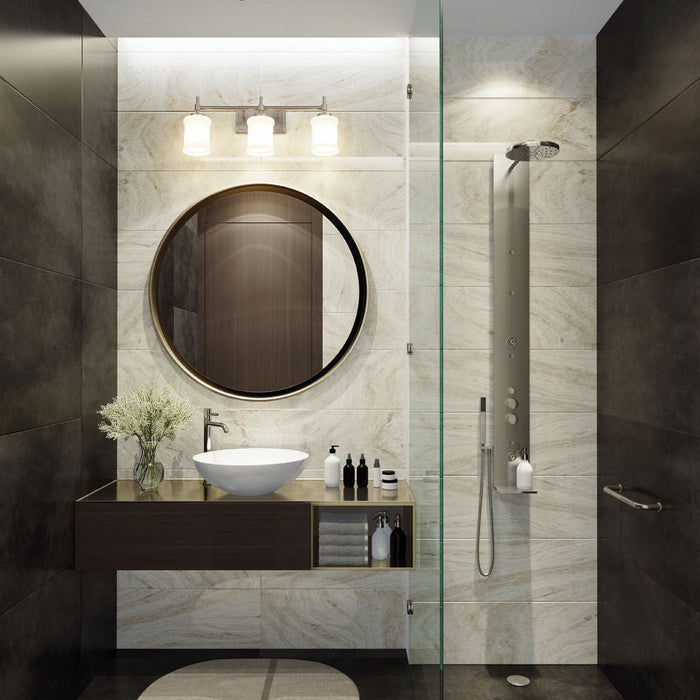 Z-Lite Cadoc Vanity Brushed Nickel 3 Light 622-3V-BN | theLightShop
