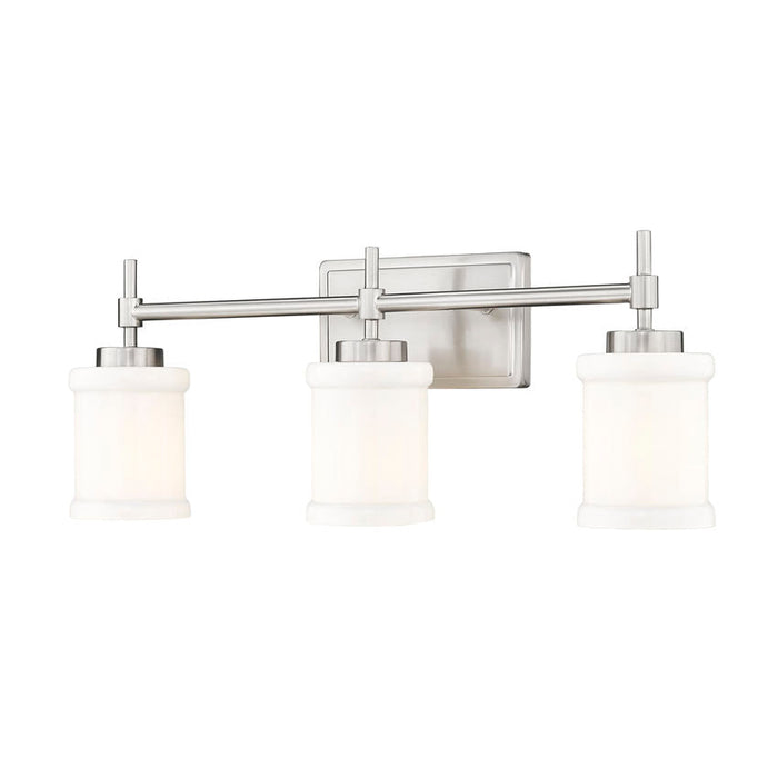 Z-Lite Cadoc Vanity Brushed Nickel 3 Light 622-3V-BN | theLightShop