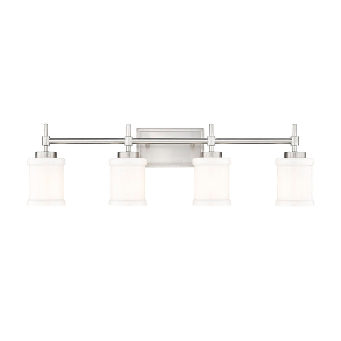 Z-Lite Cadoc Vanity Brushed Nickel 4 Light 622-4V-BN | theLightShop