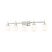 Z-Lite Cadoc Vanity Brushed Nickel 5 Light 622-5V-BN | theLightShop