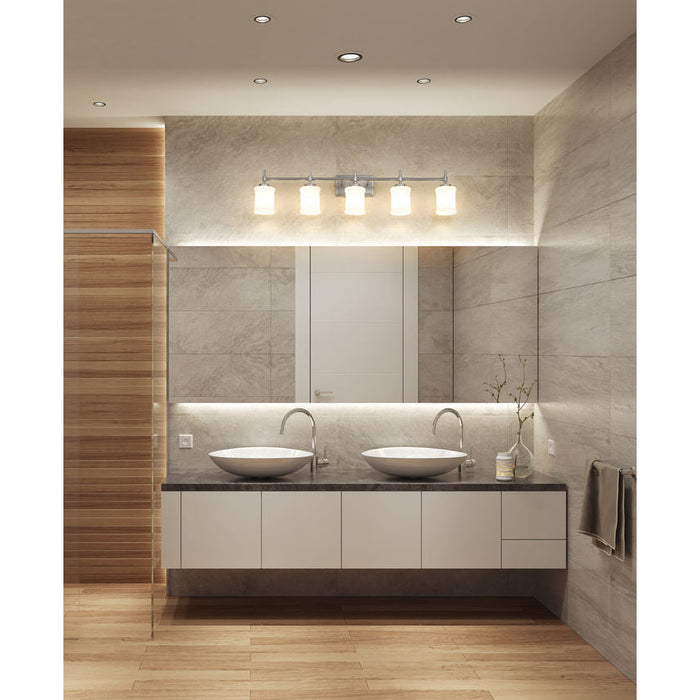 Z-Lite Cadoc Vanity Brushed Nickel 5 Light 622-5V-BN | theLightShop