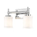 Z-Lite Cadoc Vanity Chrome 2 Light 622-2V-CH | theLightShop