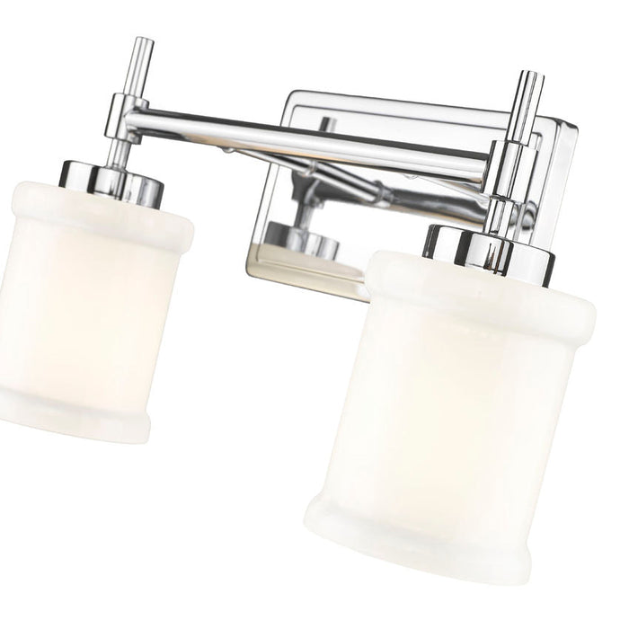 Z-Lite Cadoc Vanity Chrome 2 Light 622-2V-CH | theLightShop